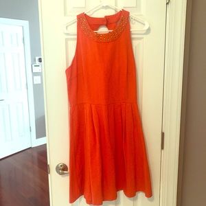 New York & Company Orange Dress 👗 size 16